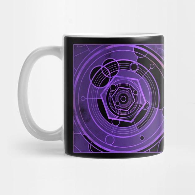 Weathered Clockwork - Purple (Gallifreyan inspired) by Circulartz